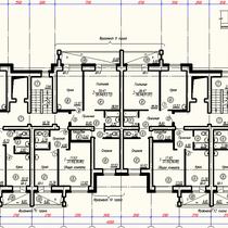 План типового этажа. Секции 2*-3