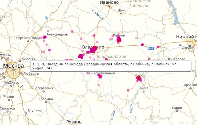 Александров на карте владимирской. М12 на карте Владимирской области показать.